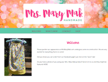 Tablet Screenshot of mrsmarymak.com